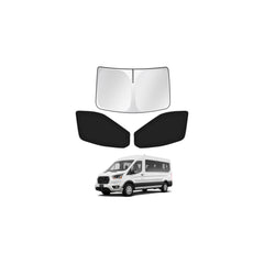 Canvcle front packaging showing three-panel sunshade kit and storage bag for convenient protection