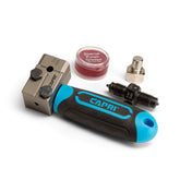 Capri Tools front view showing compact flaring tool for fast precise flares
