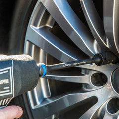Capri Tools in-use with impact wrench demonstrating consistent torque control on a fastener