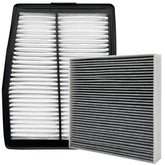 Capume front packaging showing both cabin and engine filters and kit contents