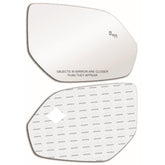 CAR MIRROR BAZAR front view of right passenger mirror glass showing clean reflective face and fit benefit