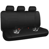 CAR PASS front view of rear seat cover protecting bench and interior