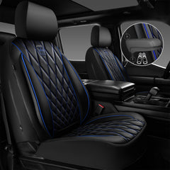 CAR PASS back seat wide shot demonstrating full five-seat coverage benefit