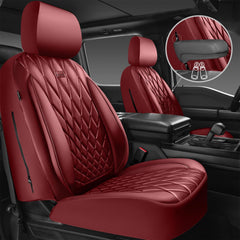 CAR PASS close-up diamond stitching detail highlighting premium finish