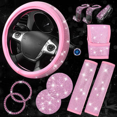 CAR PASS front kit arranged showing all 11 pieces and cohesive sparkle.