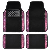 CAR PASS front mat full view showing glitter and coverage benefit