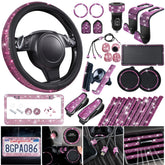 CAR PASS front packaging showing all 30 pink bling accessories and value
