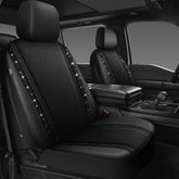 CAR PASS front seat covers in black rhinestone sparkle refreshing interior