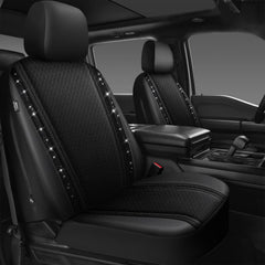 CAR PASS front seat covers in black rhinestone sparkle refreshing interior