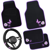 CAR PASS front packaging showing purple butterfly set and included mats