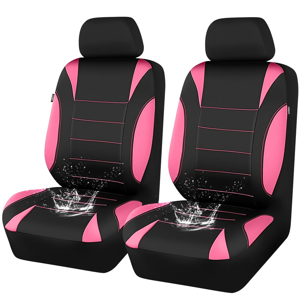 CAR PASS full front seat cover installed showing clean protection and fit