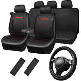 CAR PASS front seat covers installed showing sleek protection and refreshed look