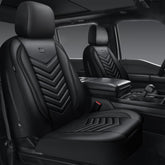 CAR PASS front seat covers full set showing upgraded interior and protection