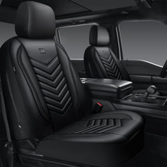 CAR PASS front seat covers full set showing upgraded interior and protection