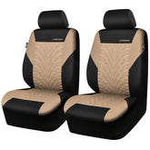 CAR PASS front view showing both seat covers and refreshed interior look