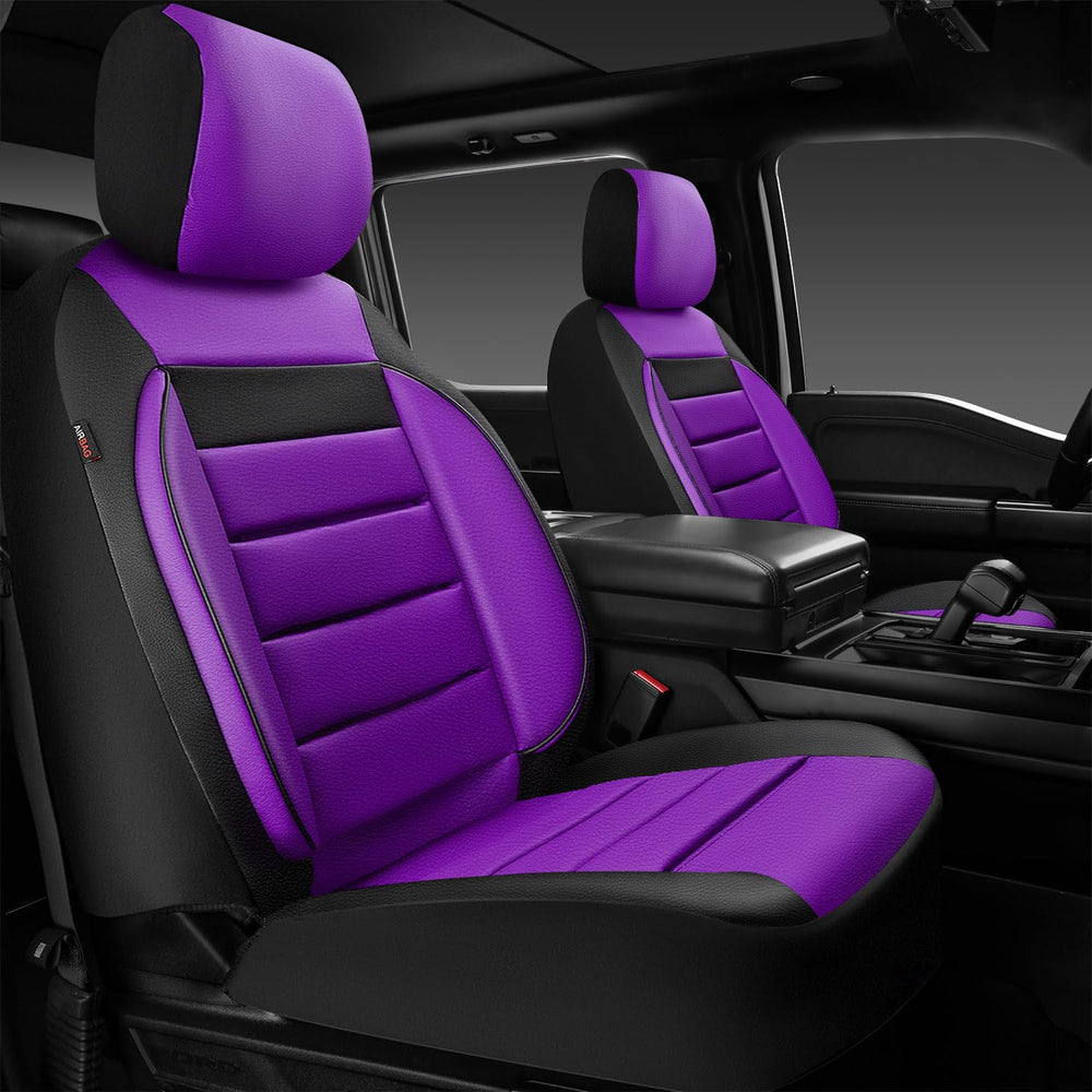 CAR PASS full front seat covers installed showing stylish protection