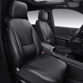 CAR PASS full front seat covers fitted showing sleek black protection