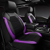 CAR PASS full front seat covers installed showing sporty look and protection
