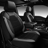 CAR PASS front seat covers installed showing sleek protection and style