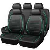 CAR PASS front seat full set showing sleek black and mint piping for interior upgrade