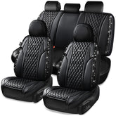 CAR PASS front seat full set showing fit and stylish protection