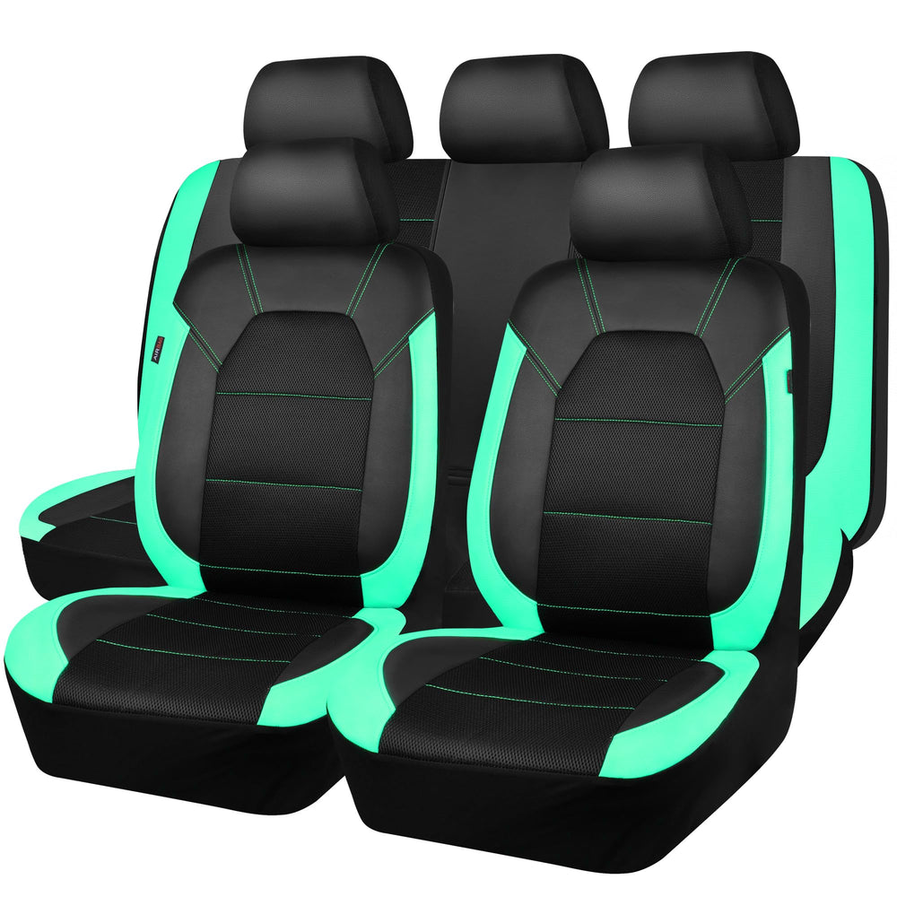 CAR PASS front seat full set installed showing stylish protection