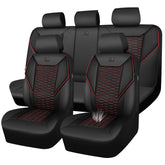 CAR PASS front seat full view showing sporty black and red protection