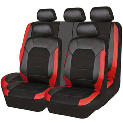 CAR PASS front seat full view showing sporty black and red look and protection