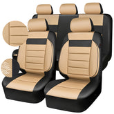 CAR PASS front seats full view showing sleek two-tone look and comfort
