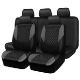 CAR PASS front seat cover overview showing full fit and protection