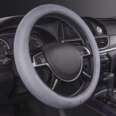 CAR PASS front view of gray cover showing fit and style benefit: upgraded interior look