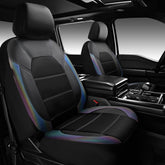 CAR PASS front view of seat covers showing upgraded cabin look and protection