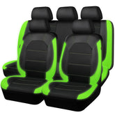 CAR PASS full set installed front and rear showing sporty green contrast and cohesive look