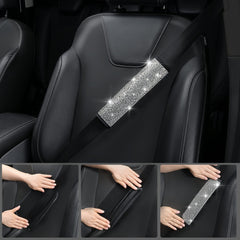 CAR PASS gear shift cover and start rings accent controls beautifully