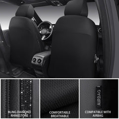 CAR PASS installed on driver seat offering stylish protection and comfort