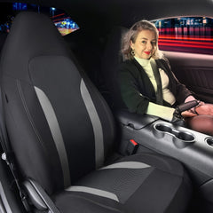 CAR PASS seat covers installed in SUV demonstrating improved interior styling