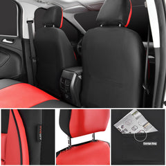 CAR PASS covers installed on truck front seats demonstrating snug, near-custom fit