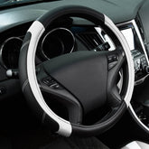 CAR PASS front view showing full black-white sporty design and fit