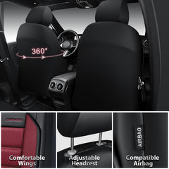 CAR PASS memory foam cross section highlighting thick cushioning support