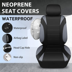 CAR PASS seat cover with dog in car demonstrating easy-clean pet protection