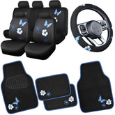 CAR PASS seat covers front view showing full fit and stylish protection