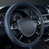 CAR PASS front view showing full steering cover and sporty piping benefit grip