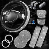 CAR PASS steering wheel cover front view adds glam and grip