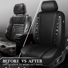 CAR PASS mesh and memory foam texture demonstrating breathable cushion comfort