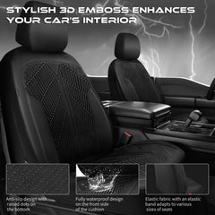 CAR PASS waterproof demo with liquid beading for stain protection