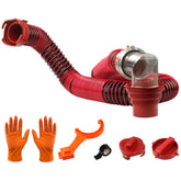 Caravista front packaging showing full 10ft sewer hose kit and convenience