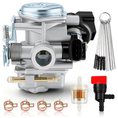 CARBBIA carburetor front view showing mounting pattern and easy replacement