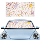 Carbella Hello Kitty front view showing full Sanrio design and sun protection benefit