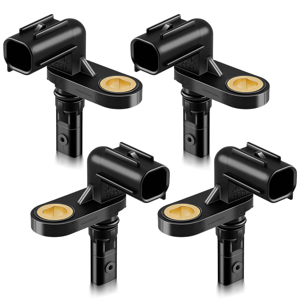 Carbhub front-packaging showing four ABS sensors, fast full-vehicle replacement benefit