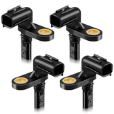Carbhub front-packaging showing four ABS sensors, fast full-vehicle replacement benefit